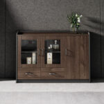 RS-C1203 1.2M eco-friendly modular office furniture wooden file storage cabinet table desk