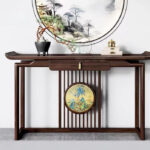RJX-1278 Chinese Wood Entryway Console Extended Side Table Ideal Choice for Living Room Study Hotel